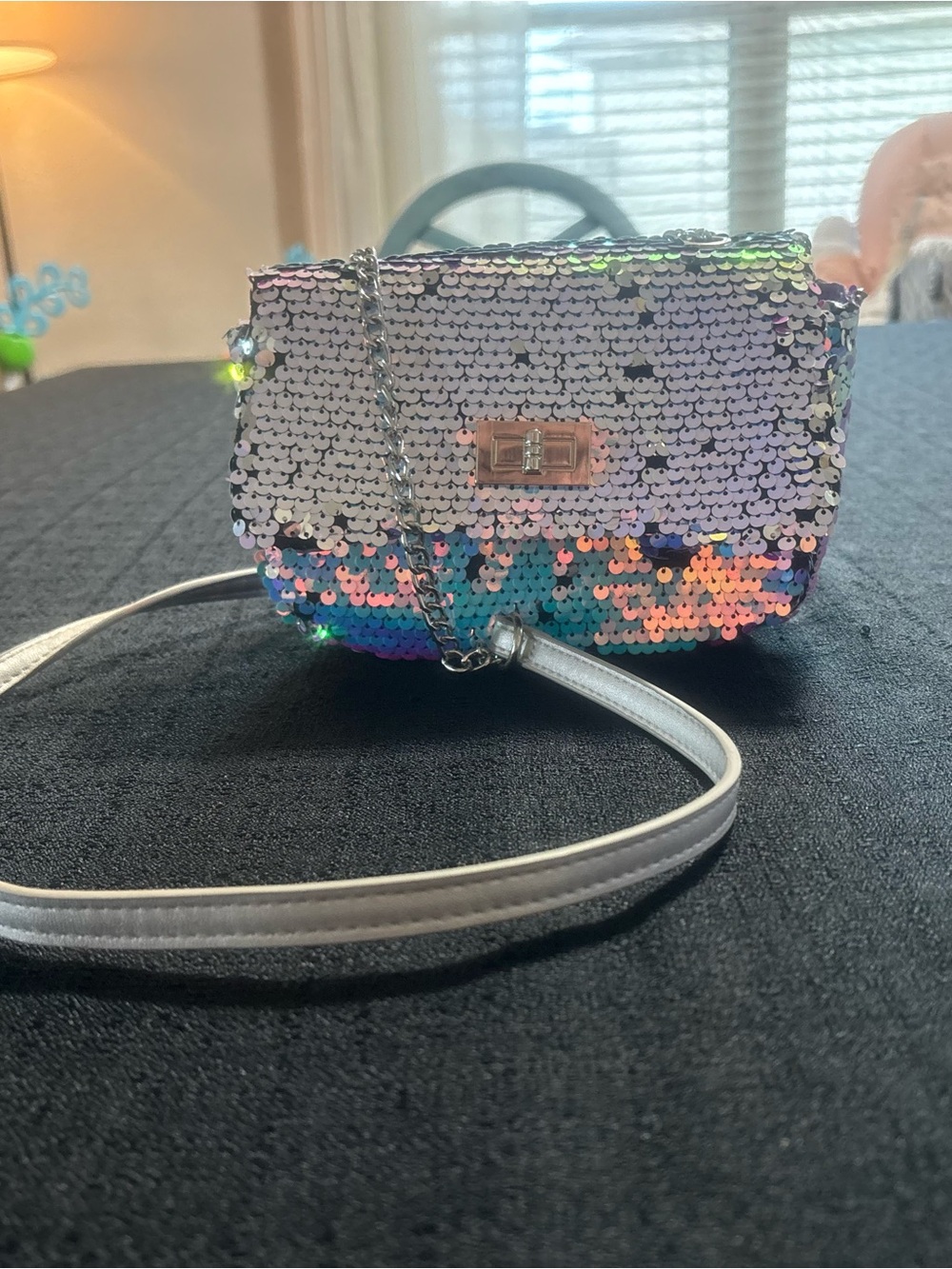 Kids Sequin Crossbody Bag